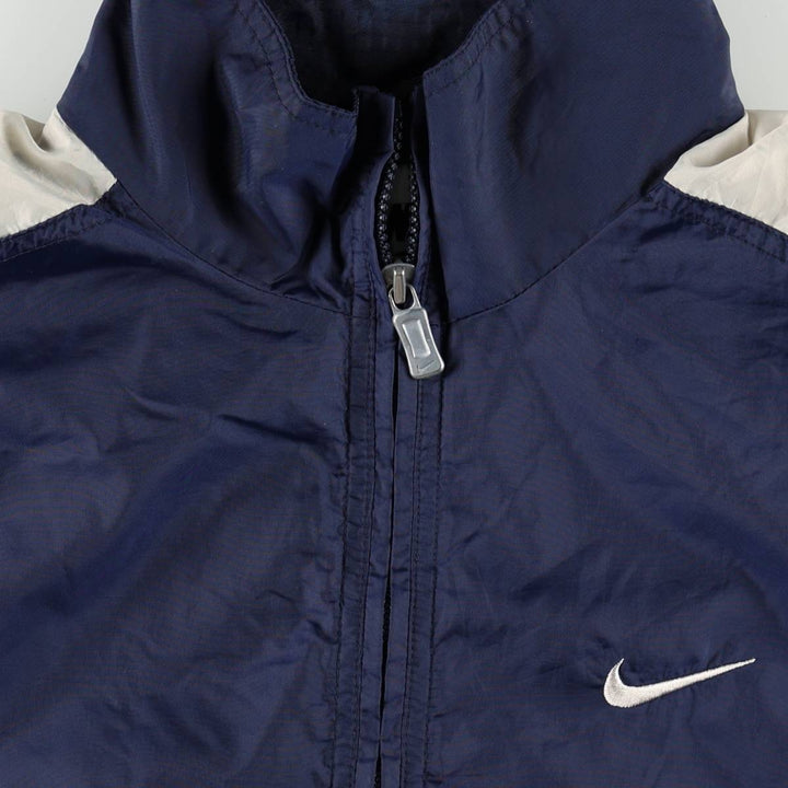 90'S Nike NIKE Nylon Jacket Men's M Size Vintage Nylon navy blue type Vintage Second Hand