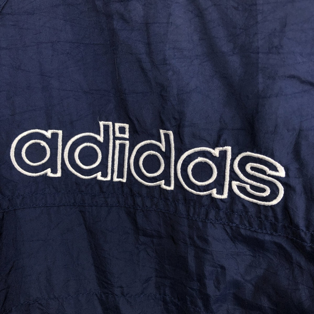 Vintage 1980'S Adidas Trefoil Logo Nylon Jacket, Men's Size L Nylon navy blue type Vintage Second Hand