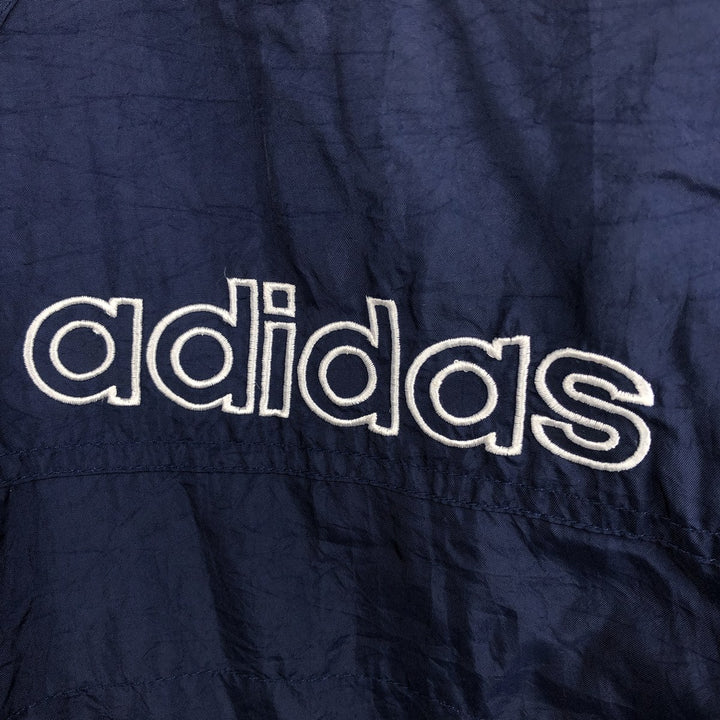 Vintage 1980'S Adidas Trefoil Logo Nylon Jacket, Men's Size L Nylon navy blue type Vintage Second Hand