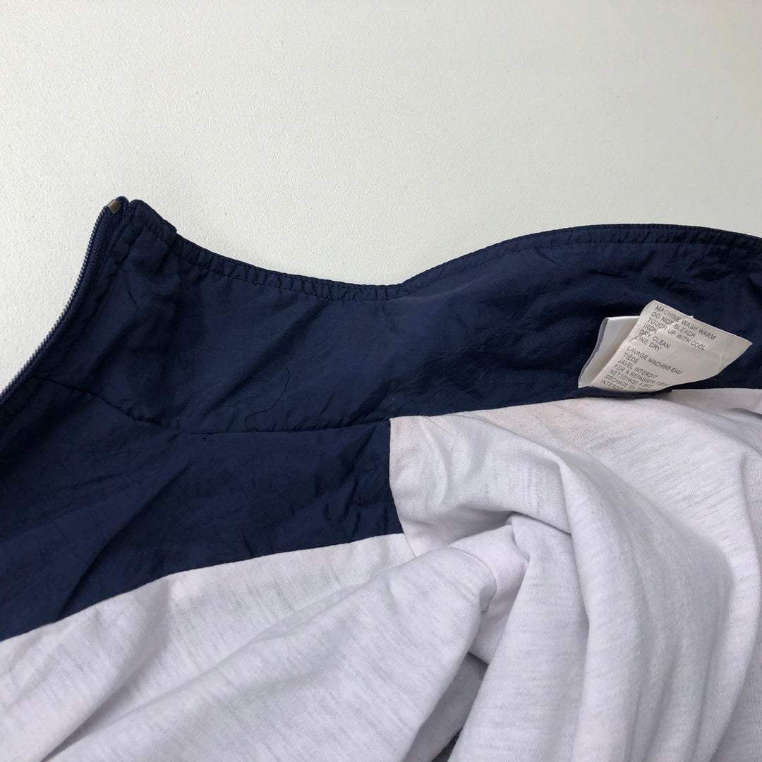 Vintage 1980'S Adidas Trefoil Logo Nylon Jacket, Men's Size L Nylon navy blue type Vintage Second Hand