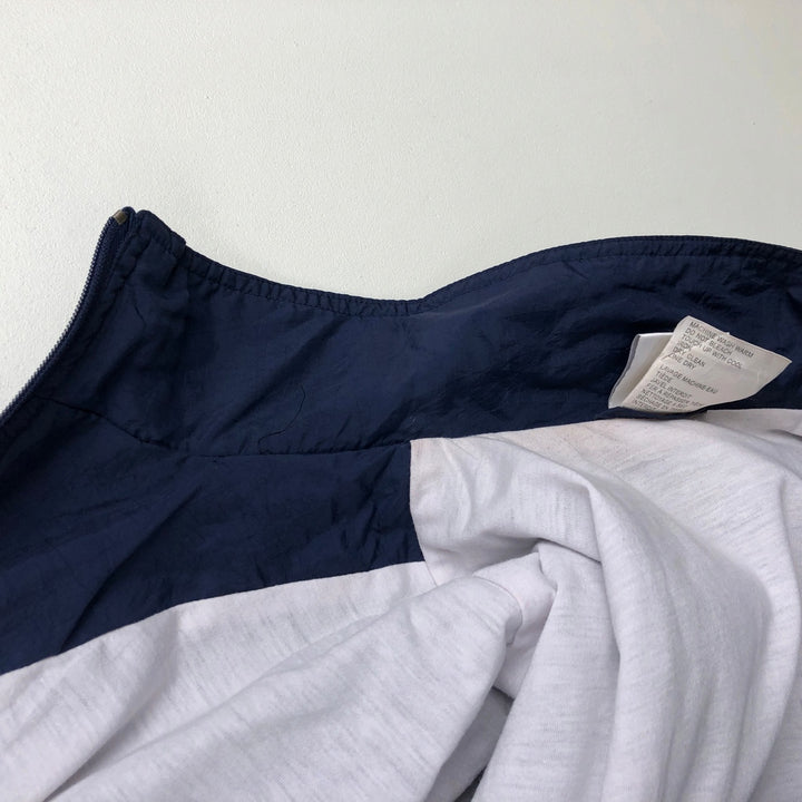 Vintage 1980'S Adidas Trefoil Logo Nylon Jacket, Men's Size L Nylon navy blue type Vintage Second Hand