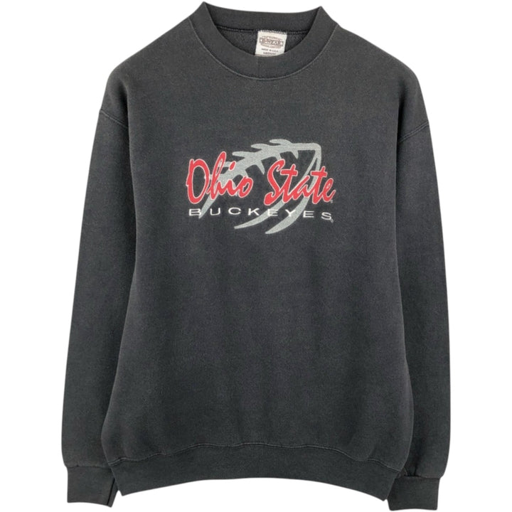 90'S BWEAR College Sweatshirt, Made in USA, Men's Size M (Equivalent), Vintage cotton black type Vintage Second Hand