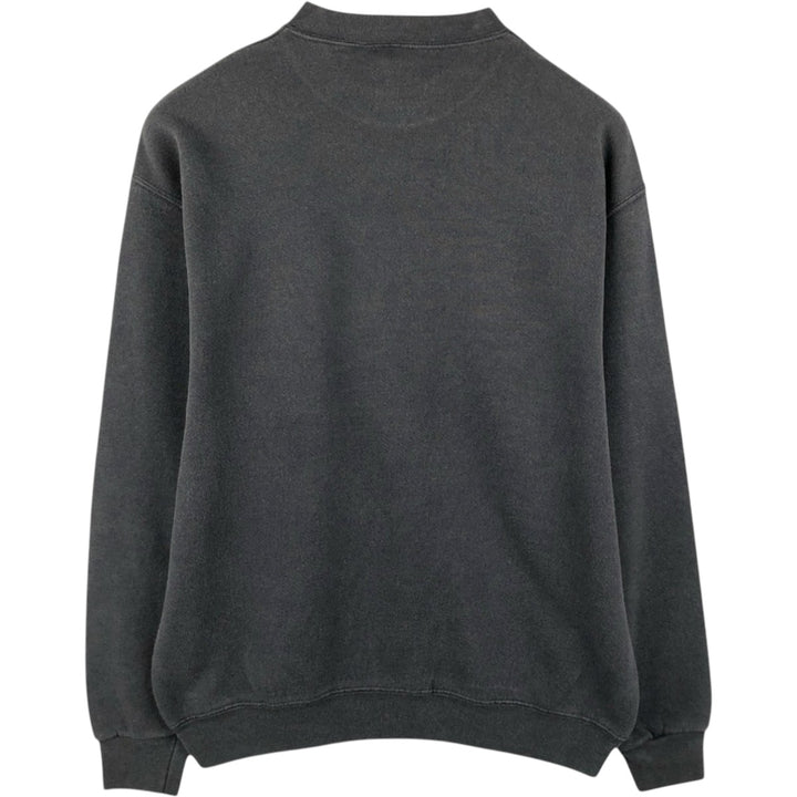 90'S BWEAR College Sweatshirt, Made in USA, Men's Size M (Equivalent), Vintage cotton black type Vintage Second Hand