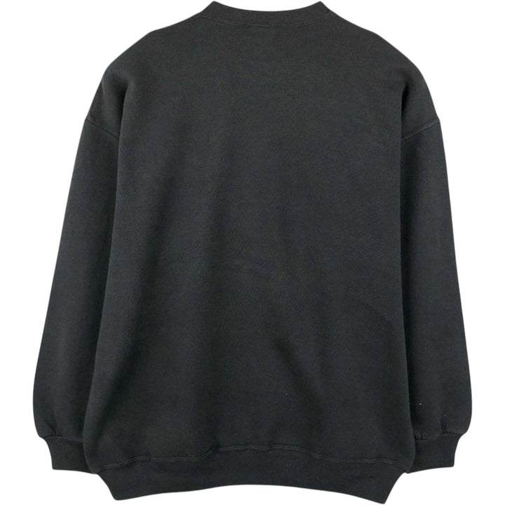 Vintage 80s-90'S Jerzees Super Sweats college sweatshirt, made in the USA, men's size XL cotton black type Vintage Second Hand