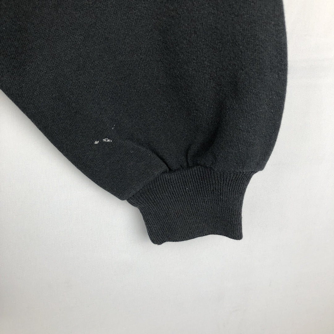 Vintage 80s-90'S Jerzees Super Sweats college sweatshirt, made in the USA, men's size XL cotton black type Vintage Second Hand