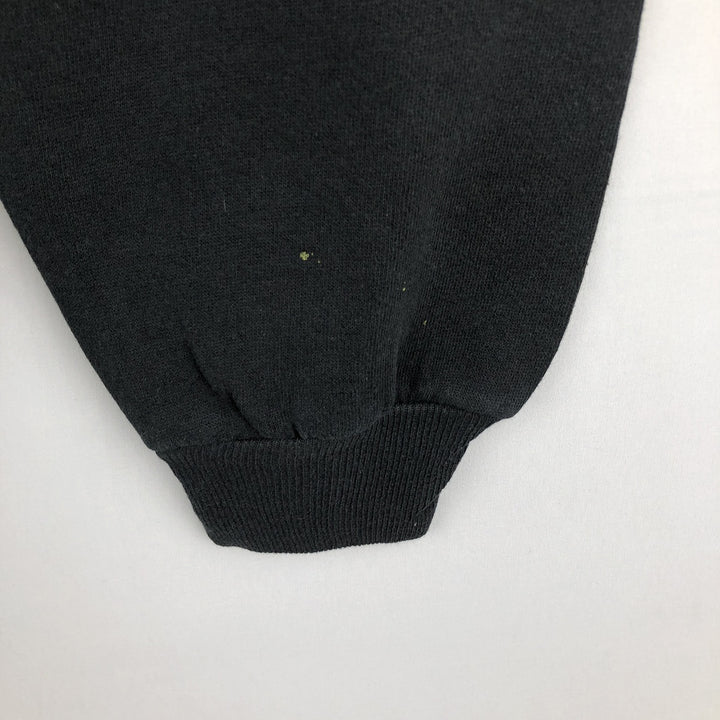 Vintage 80s-90'S Jerzees Super Sweats college sweatshirt, made in the USA, men's size XL cotton black type Vintage Second Hand