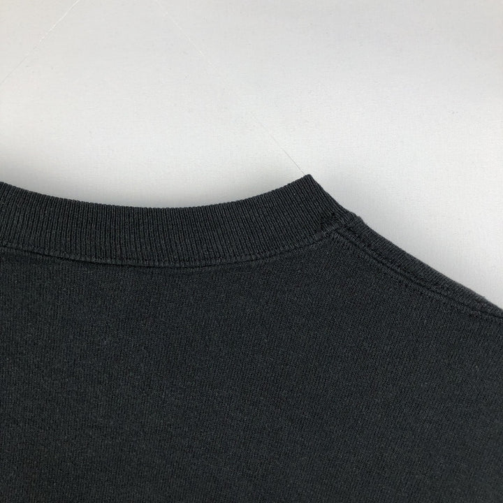 Vintage 80s-90'S Jerzees Super Sweats college sweatshirt, made in the USA, men's size XL cotton black type Vintage Second Hand