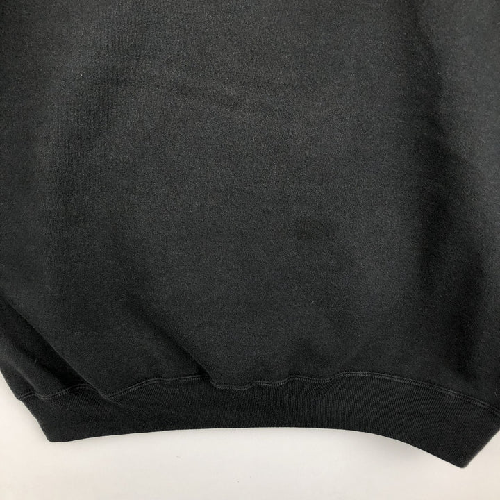 Vintage 80s-90'S Jerzees Super Sweats college sweatshirt, made in the USA, men's size XL cotton black type Vintage Second Hand