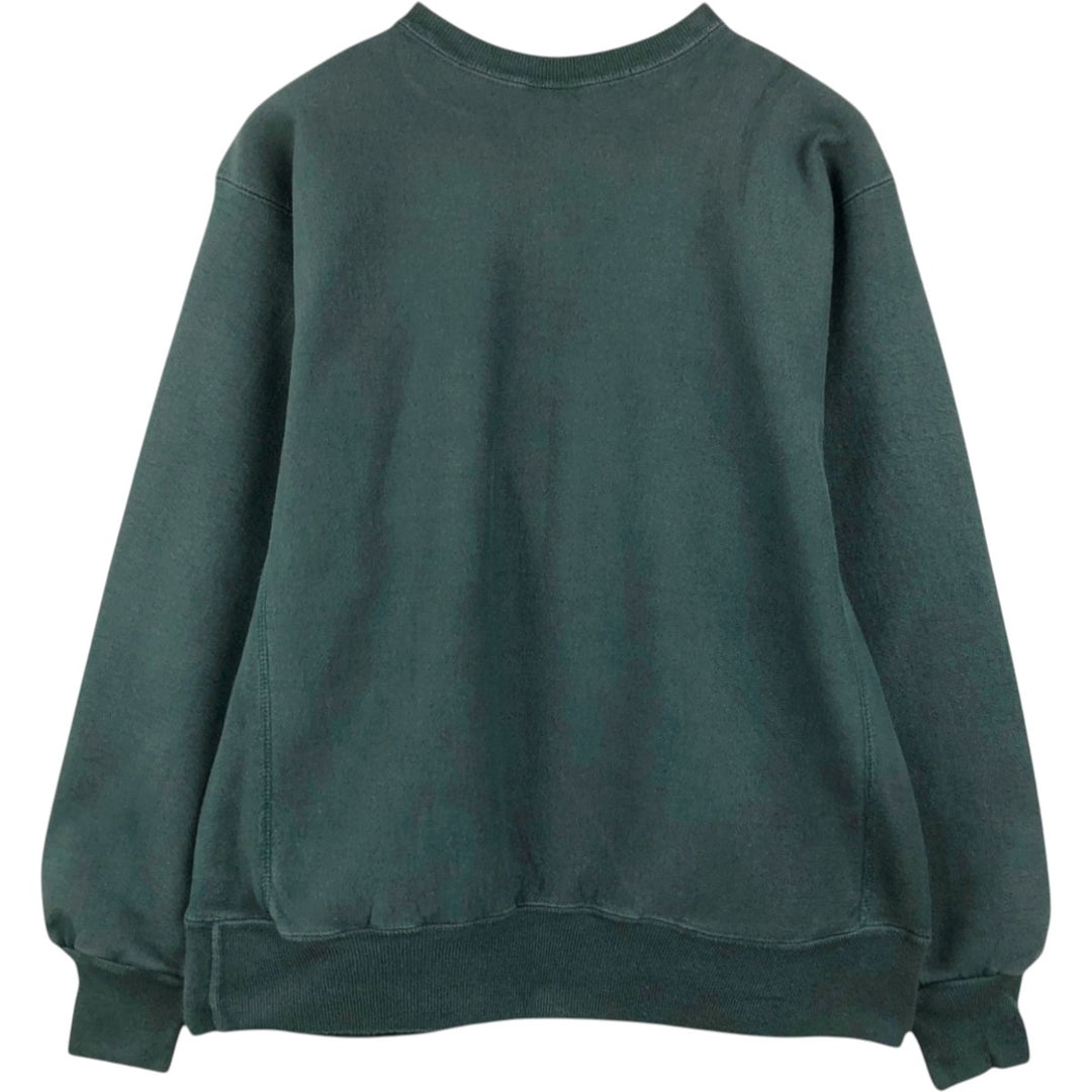 Vintage 90'S MV SPORT PRO WEAVE college sweatshirt, made in the USA, size L, men's cotton green type Vintage Second Hand