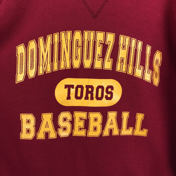Vintage 90'S Russell ATHLETIC college sweatshirt, made in the USA, size XL, men's cotton red type Vintage Second Hand