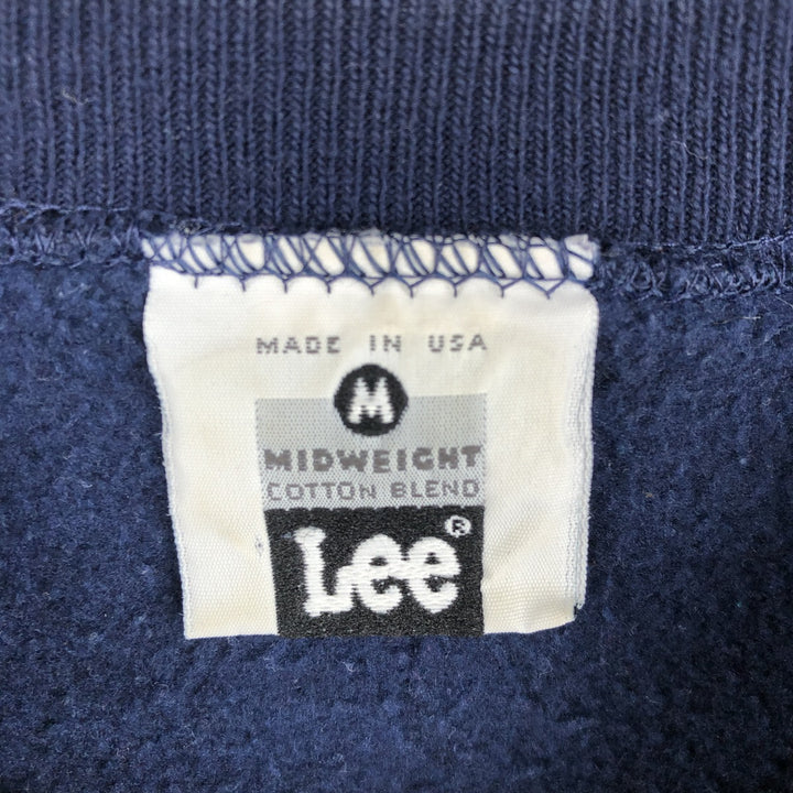 90'S Lee Penn State University College Sweatshirt, Made in USA, Men's Size M (approx.), Vintage cotton navy blue type Vintage Second Hand