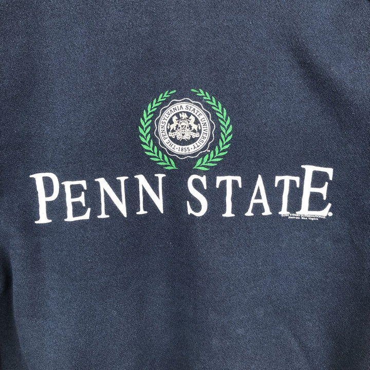 90'S Lee Penn State University College Sweatshirt, Made in USA, Men's Size M (approx.), Vintage cotton navy blue type Vintage Second Hand