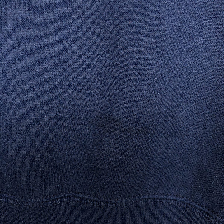 90'S Russell Print College Sweatshirt, Made in USA, Men's XL (approx.), Vintage cotton navy blue type Vintage Second Hand