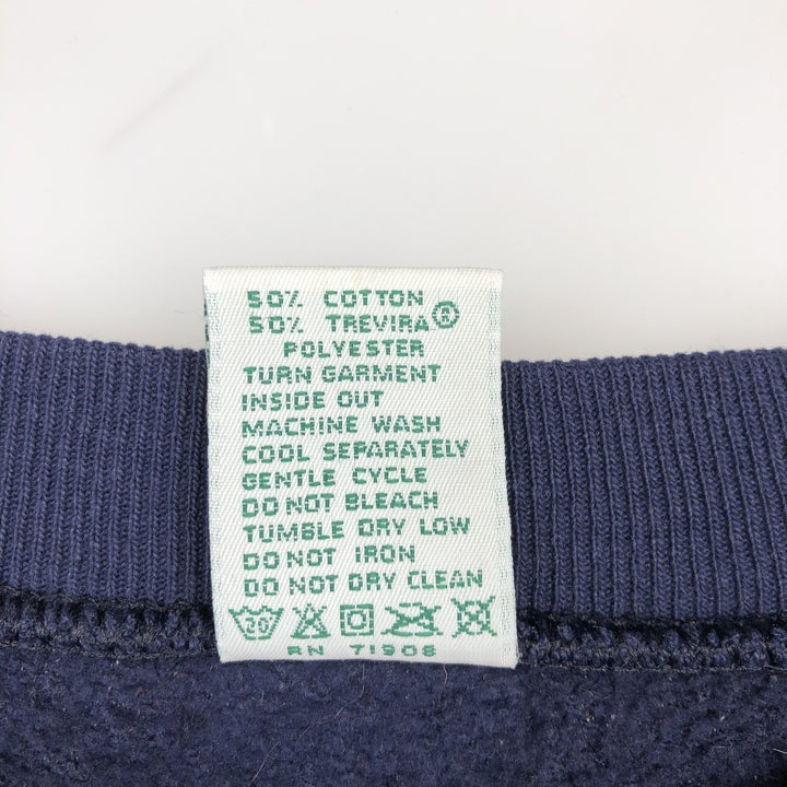 90'S GALT SAND NOTRE DAME University of Notre Dame College Sweatshirt, Made in USA, Men's Size M (approx.), Vintage cotton navy blue type Vintage Second Hand