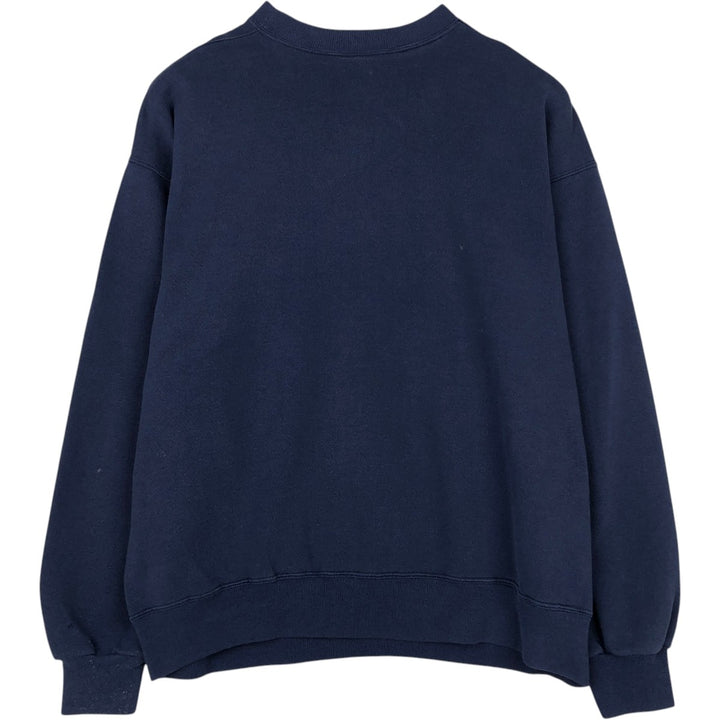 90'S ChampKnit for Team Hanes College Sweatshirt, Men's Size XL (Equivalent), Vintage cotton navy blue type Vintage Second Hand