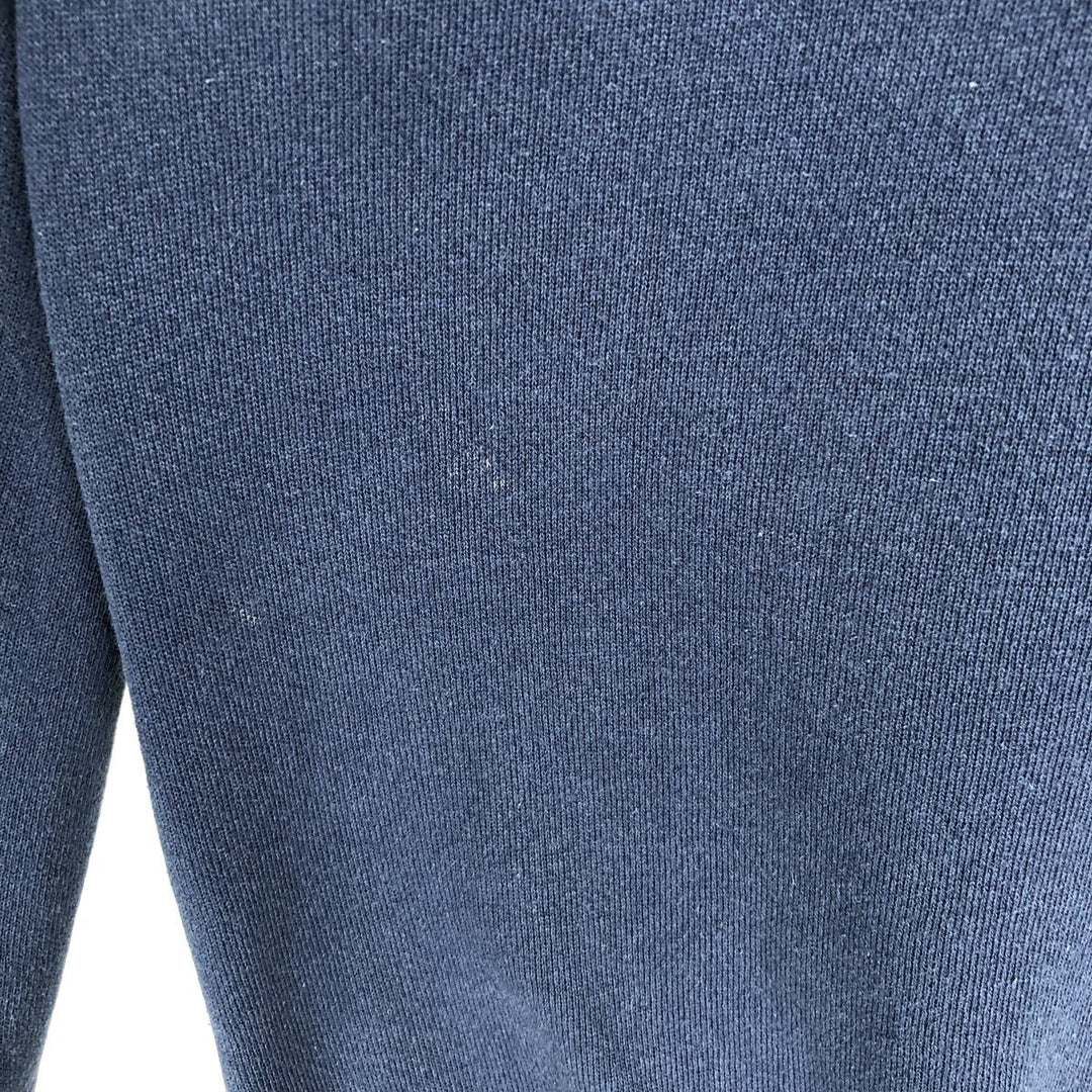 90'S ChampKnit for Team Hanes College Sweatshirt, Men's Size XL (Equivalent), Vintage cotton navy blue type Vintage Second Hand