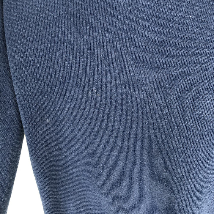 90'S ChampKnit for Team Hanes College Sweatshirt, Men's Size XL (Equivalent), Vintage cotton navy blue type Vintage Second Hand