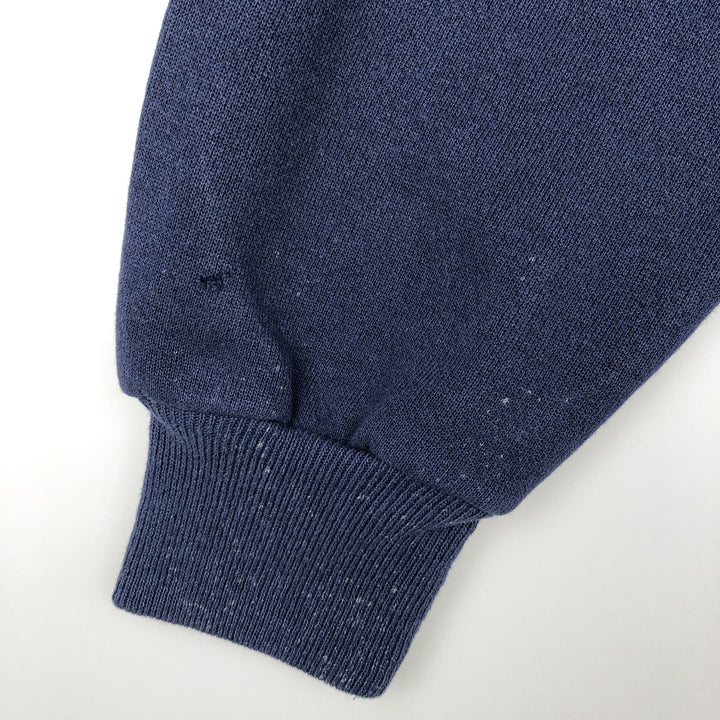 90'S ChampKnit for Team Hanes College Sweatshirt, Men's Size XL (Equivalent), Vintage cotton navy blue type Vintage Second Hand