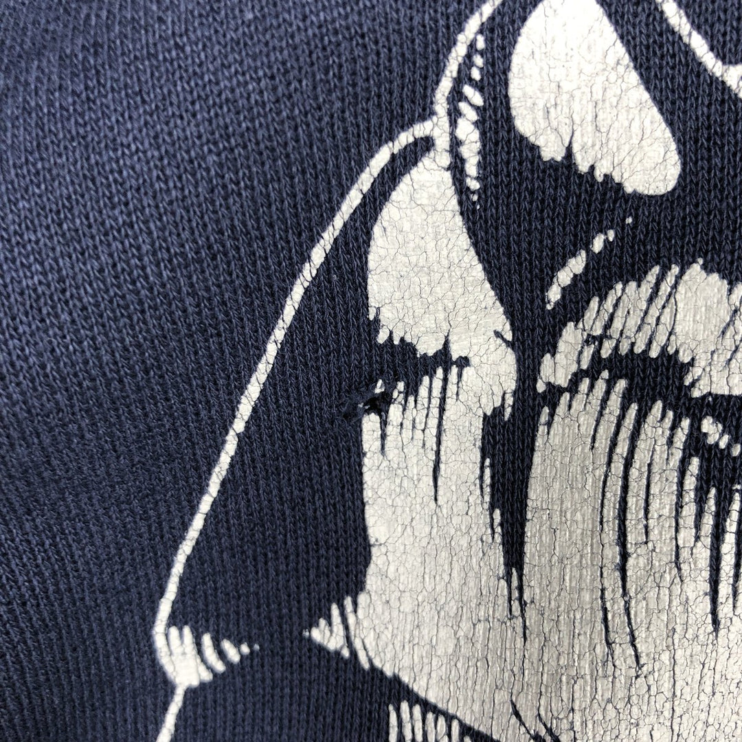 PENN STATE (Pennsylvania State University) College Character Sweatshirt, Men's Size L (approx.), Vintage unclear navy blue type Vintage Second Hand