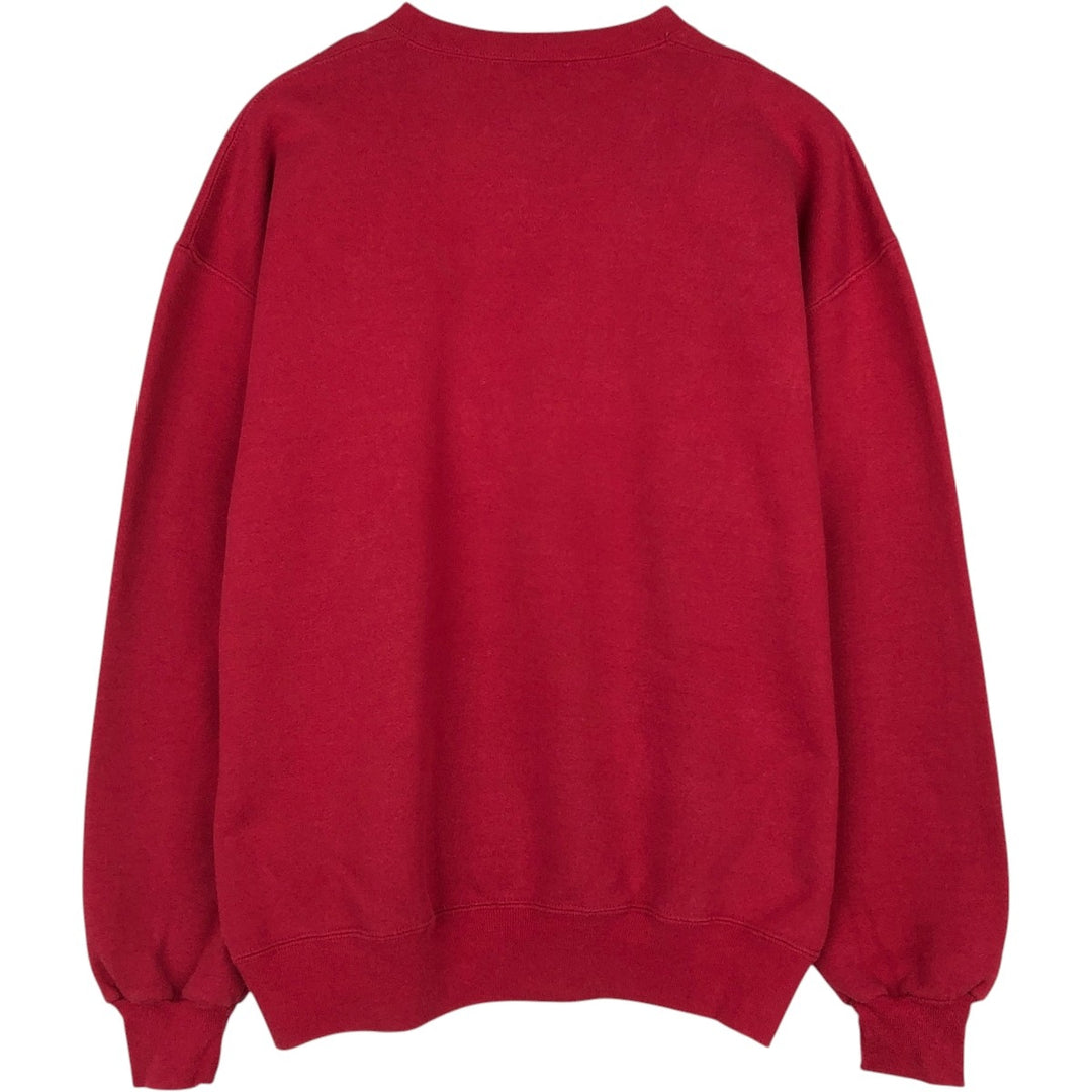 Vintage 90'S Russell ATHLETIC college sweatshirt, made in the USA, size XL, men's cotton red type Vintage Second Hand