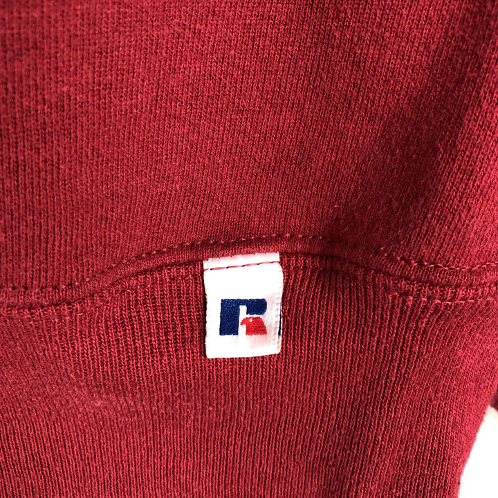 Vintage 90'S Russell ATHLETIC college sweatshirt, made in the USA, size XL, men's cotton red type Vintage Second Hand