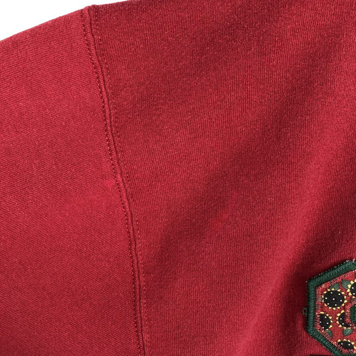 Vintage 90'S Russell ATHLETIC college sweatshirt, made in the USA, size XL, men's cotton red type Vintage Second Hand