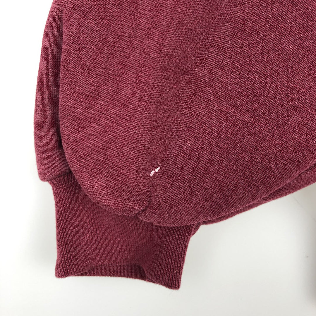 Vintage 90'S Russell ATHLETIC college sweatshirt, made in the USA, size L, men's cotton burgundy type Vintage Second Hand