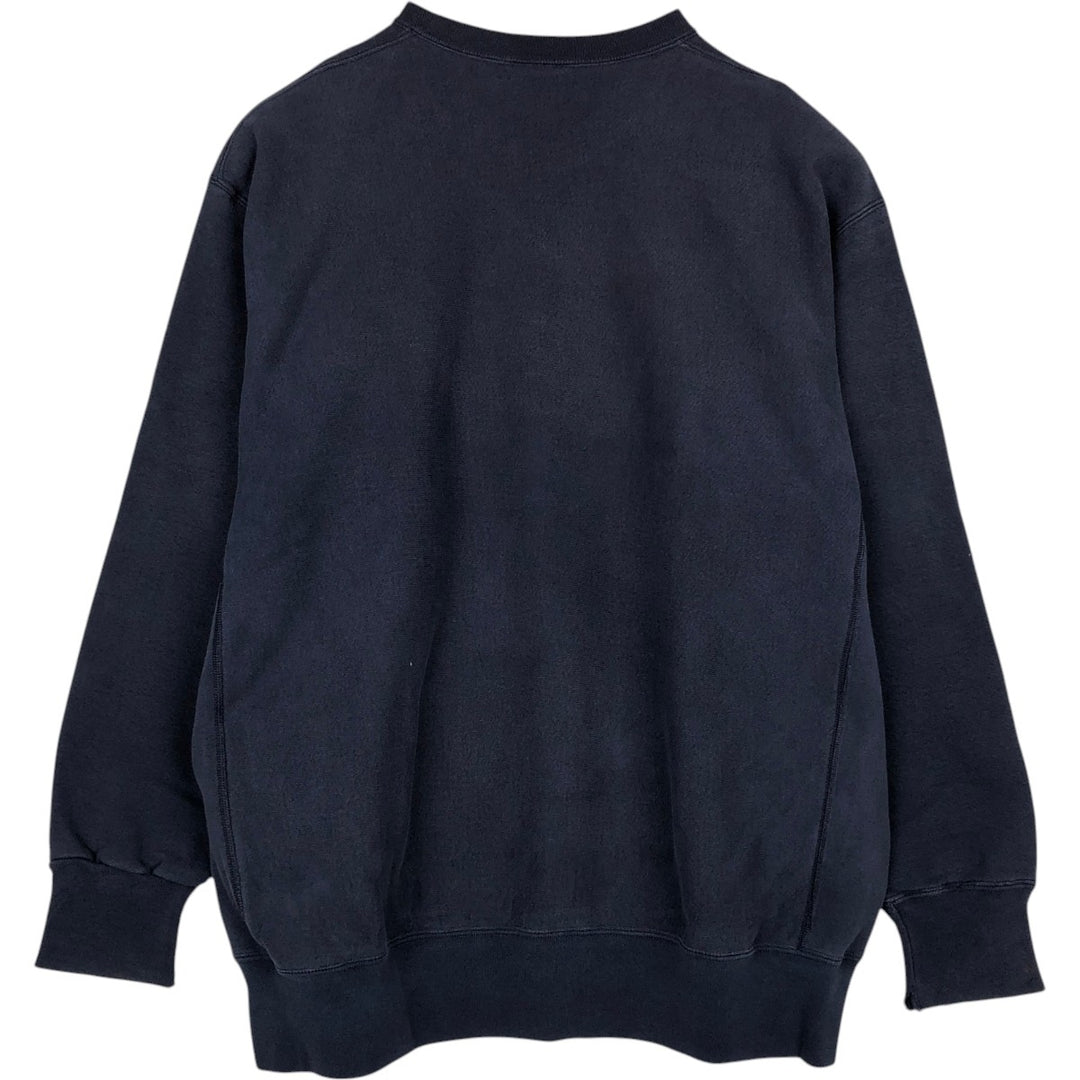 90'S Sophie Wisconsin College Character Sweatshirt, Made in USA, Men's XL equivalent, Vintage cotton navy blue type Vintage Second Hand