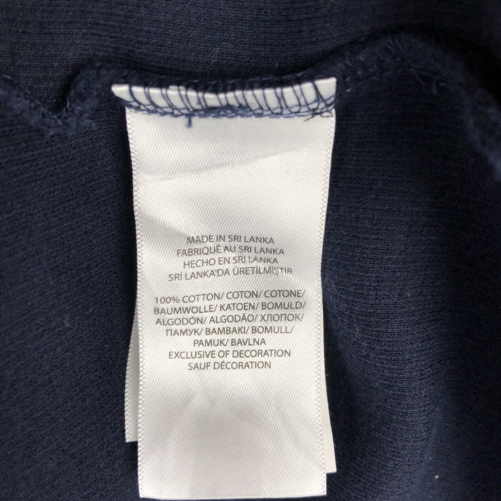 Ralph Lauren POLO RALPH LAUREN Half-zip sweatshirt, men's M size cotton navy blue type Vintage Second Hand