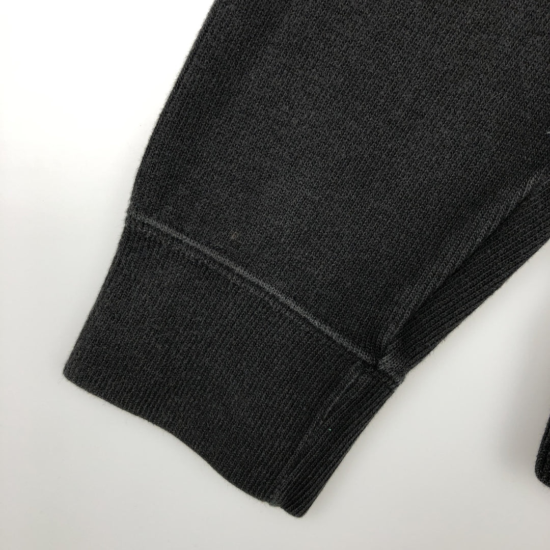 Ralph Lauren POLO by Ralph Lauren Half-Zip Sweatshirt, Men's M cotton black type Vintage Second Hand