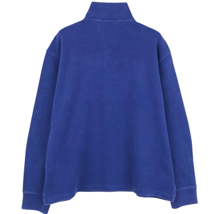 Ralph Lauren POLO RALPH LAUREN Half-zip sweatshirt, men's M size cotton blue type Vintage Second Hand