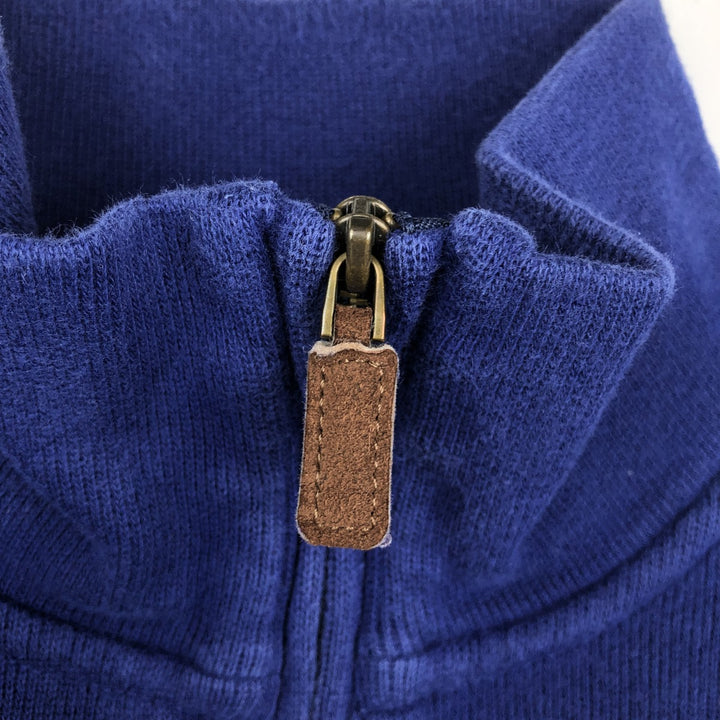 Ralph Lauren POLO RALPH LAUREN Half-zip sweatshirt, men's M size cotton blue type Vintage Second Hand