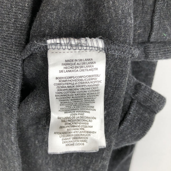 Ralph Lauren POLO RALPH LAUREN Half-zip sweatshirt, sweatshirt, men's size L cotton Charcoal Vintage Second Hand