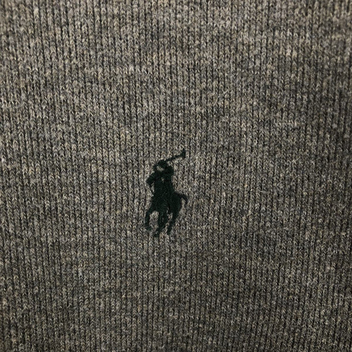 Ralph Lauren POLO by Ralph Lauren Half-Zip Sweatshirt, Men's XL cotton gray type Vintage Second Hand