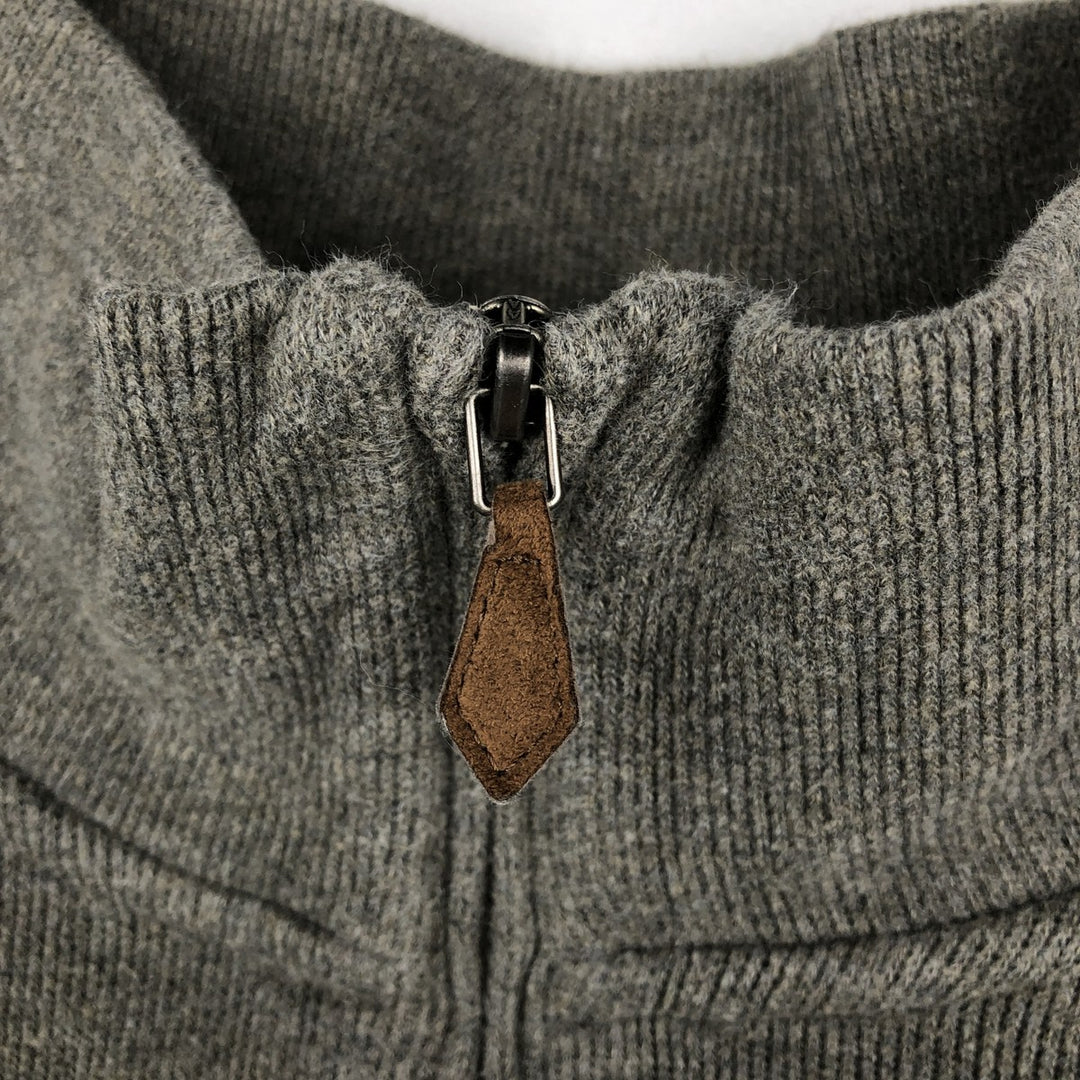 Ralph Lauren POLO by Ralph Lauren Half-Zip Sweatshirt, Men's XL cotton gray type Vintage Second Hand