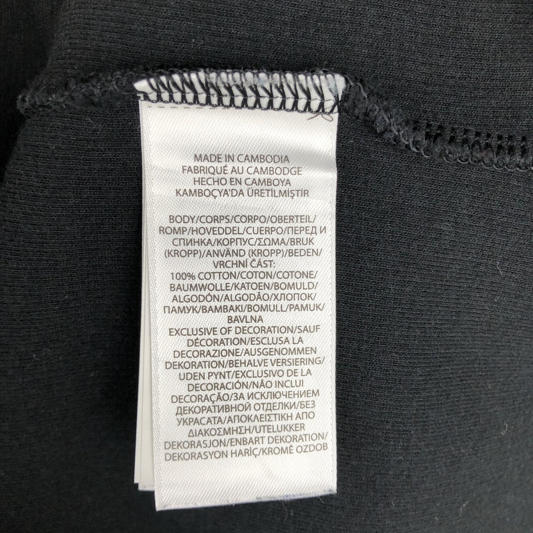 Ralph Lauren POLO RALPH LAUREN Half-zip sweatshirt, men's M size cotton black type Vintage Second Hand