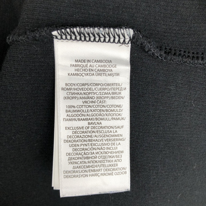Ralph Lauren POLO RALPH LAUREN Half-zip sweatshirt, men's M size cotton black type Vintage Second Hand