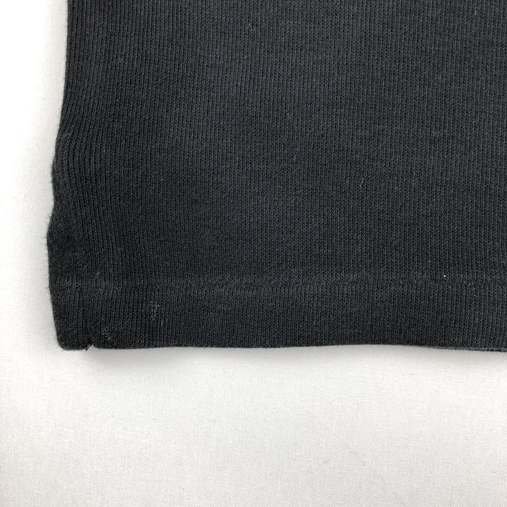 Ralph Lauren ESTATE RIB Half-Zip Sweatshirt (Men's Size M) cotton black type Vintage Second Hand