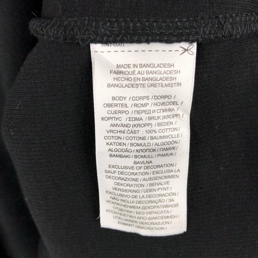 Ralph Lauren ESTATE RIB Half-Zip Sweatshirt (Men's Size L) cotton black type Vintage Second Hand