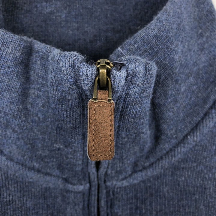 Ralph Lauren POLO RALPH LAUREN Half-zip sweatshirt, men's M size cotton blue type Vintage Second Hand