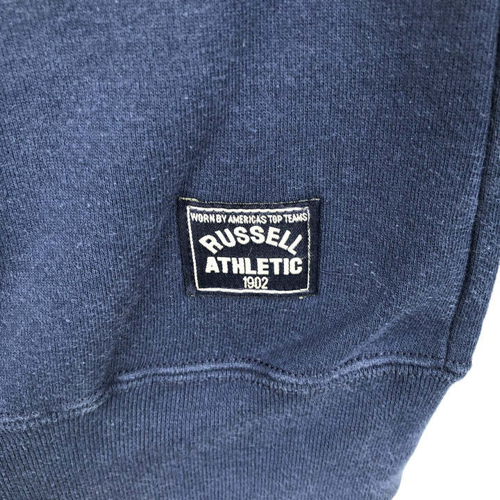 90'S Russell Athletic Two-Tone Half-Zip Sweatshirt, Made in USA, Men's XXL (approx.), Vintage cotton gray type Vintage Second Hand
