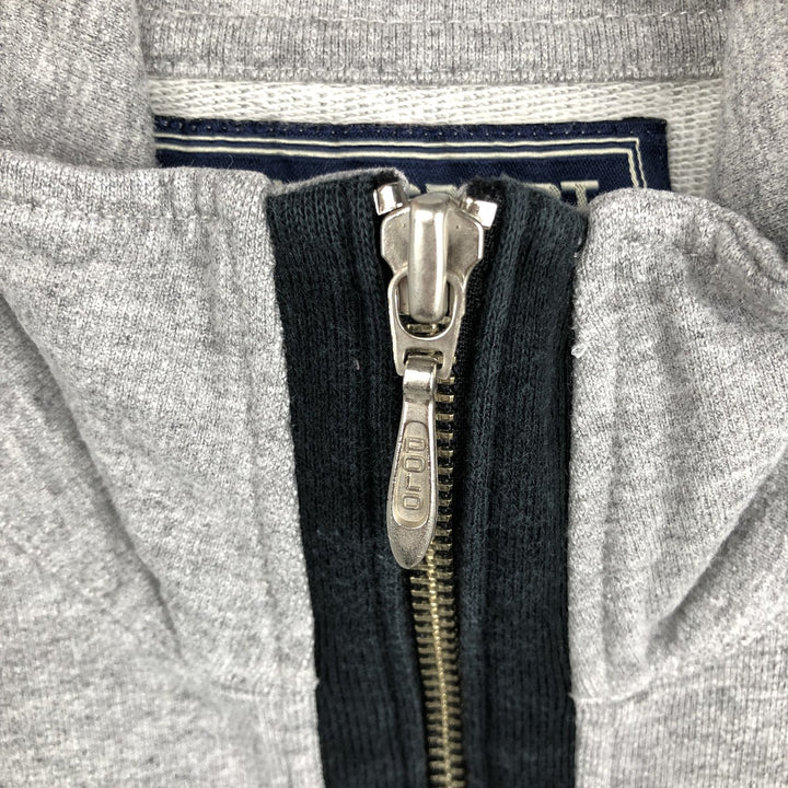 Ralph Lauren POLO SPORT half-zip sweatshirt, men's size L cotton gray type Vintage Second Hand