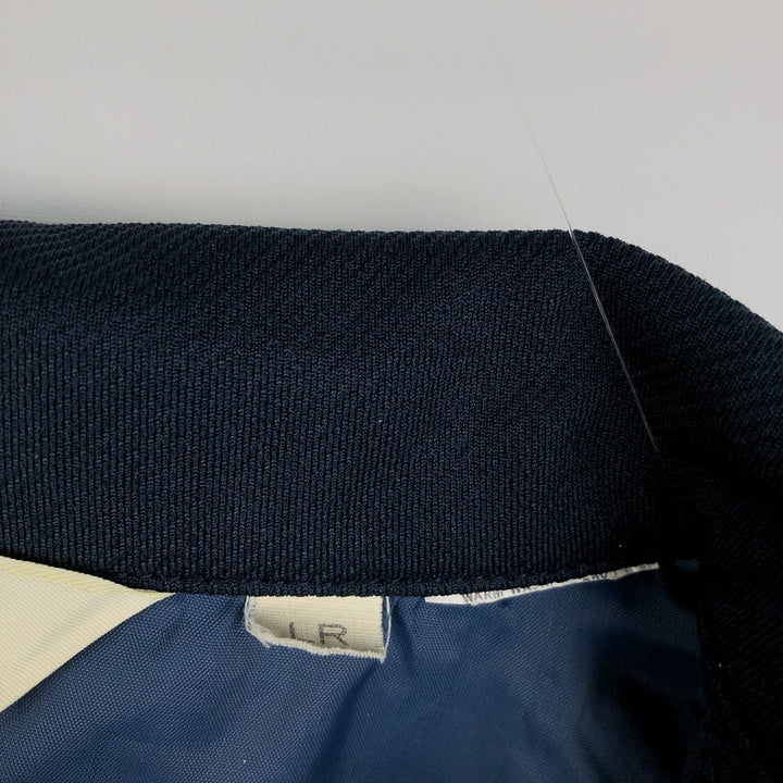 1970'S Lee Western Long-Sleeve Shirt Jacket, Made in USA, Men's Size L (Equivalent), Vintage unclear navy blue type Vintage Second Hand