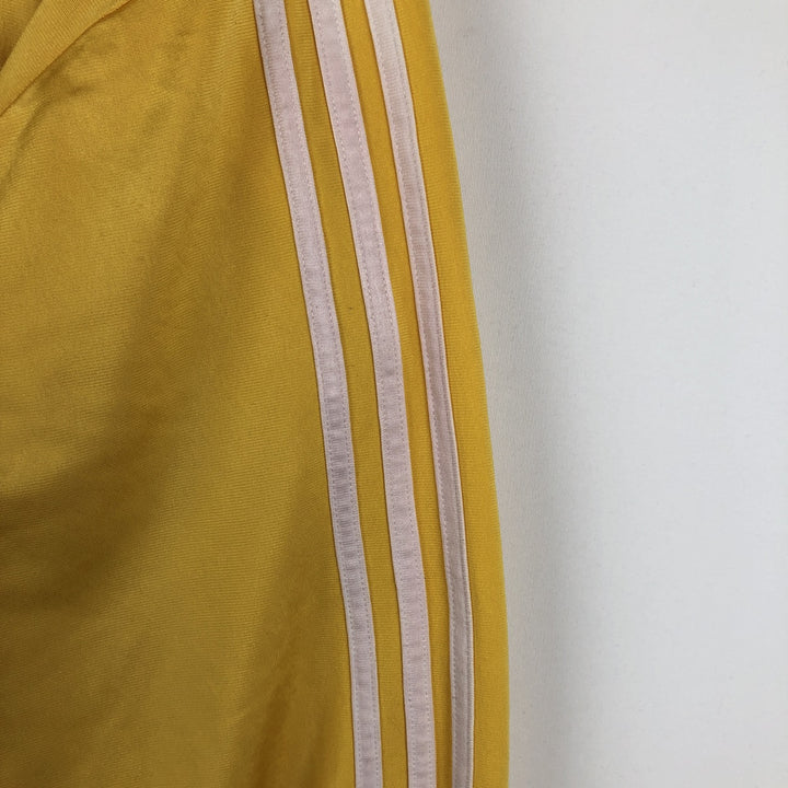 Adidas ORIGINALS Trefoil Logo Track Jacket, Men's XXL (approx.) polyester yellow type Vintage Second Hand