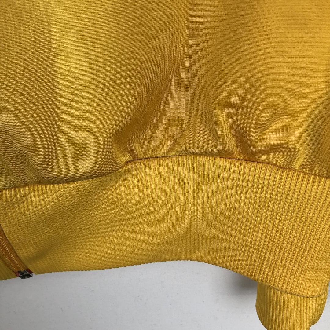 Adidas ORIGINALS Trefoil Logo Track Jacket, Men's XXL (approx.) polyester yellow type Vintage Second Hand