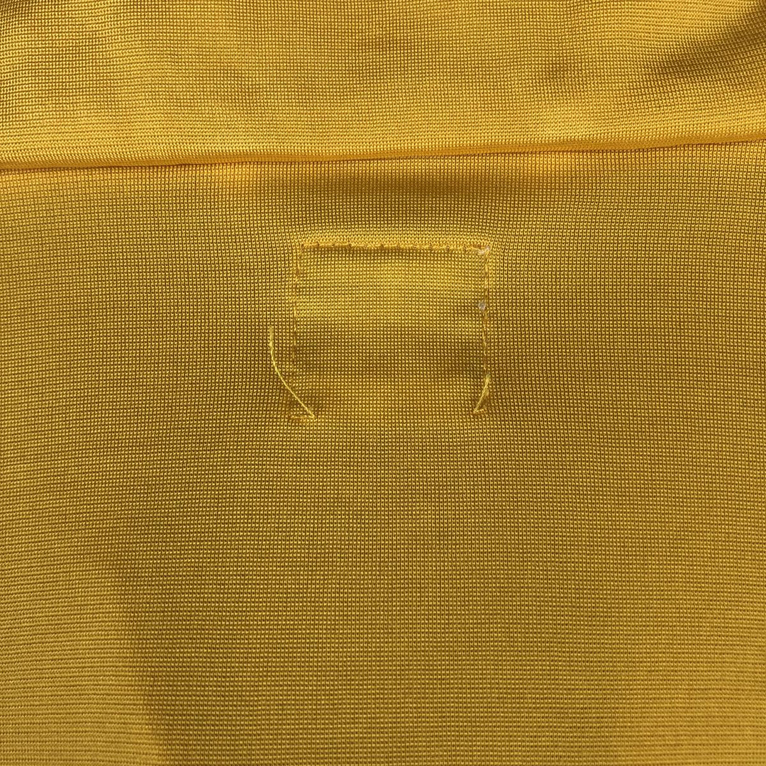 Adidas ORIGINALS Trefoil Logo Track Jacket, Men's XXL (approx.) polyester yellow type Vintage Second Hand