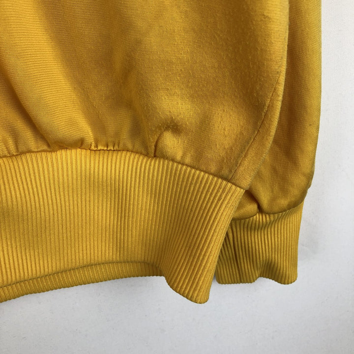Adidas ORIGINALS Trefoil Logo Track Jacket, Men's XXL (approx.) polyester yellow type Vintage Second Hand