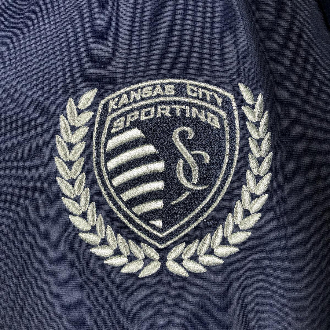 Adidas Originals Primeira Liga Sporting Clube de Portugal Jersey Track Jacket polyester navy blue type Vintage Second Hand
