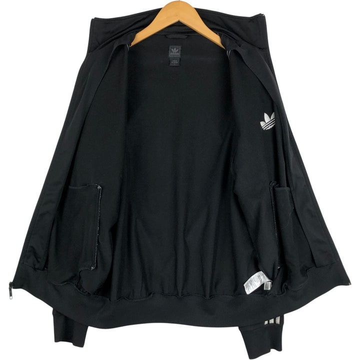 2000'S Adidas Originals Trefoil Logo Track Jacket, Men's Size L (approx.) polyester black type Vintage Second Hand