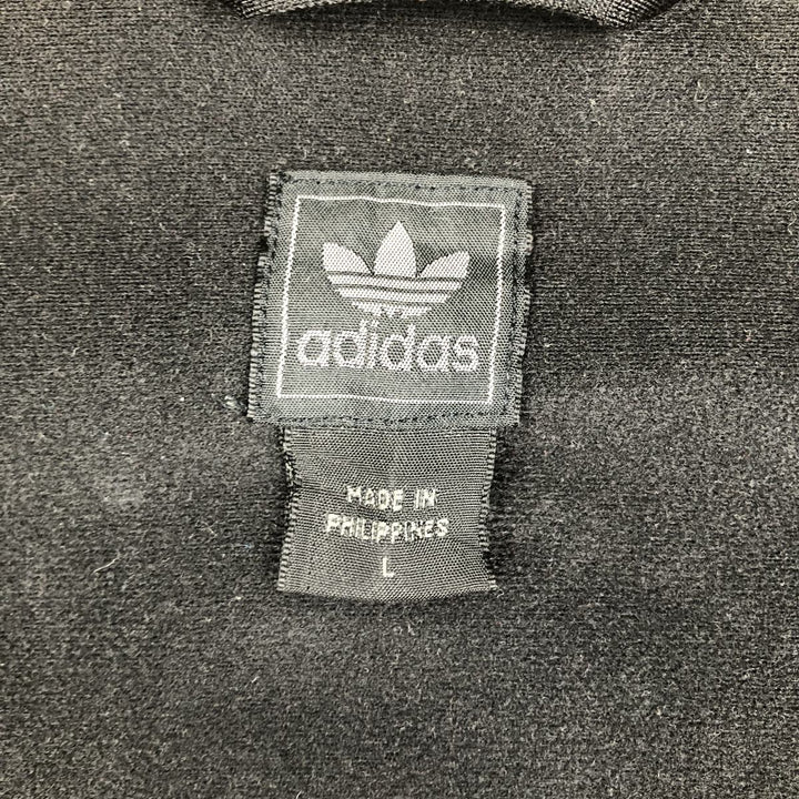 2000'S Adidas Originals Trefoil Logo Track Jacket, Men's Size L (approx.) polyester black type Vintage Second Hand